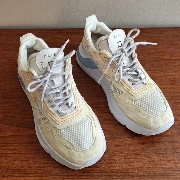 D.A.T.E. FUGA a Contemporary Brand Designed in Italy Colorblock Sneakers(6.5) - Picture 1 of 13